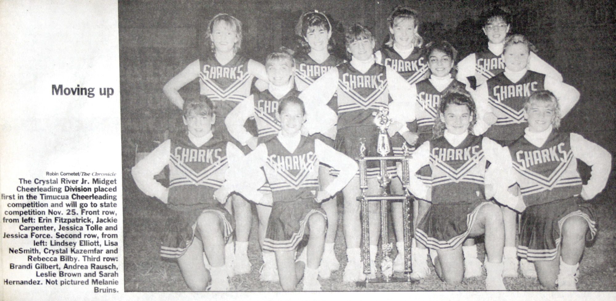 Shark cheerleaders